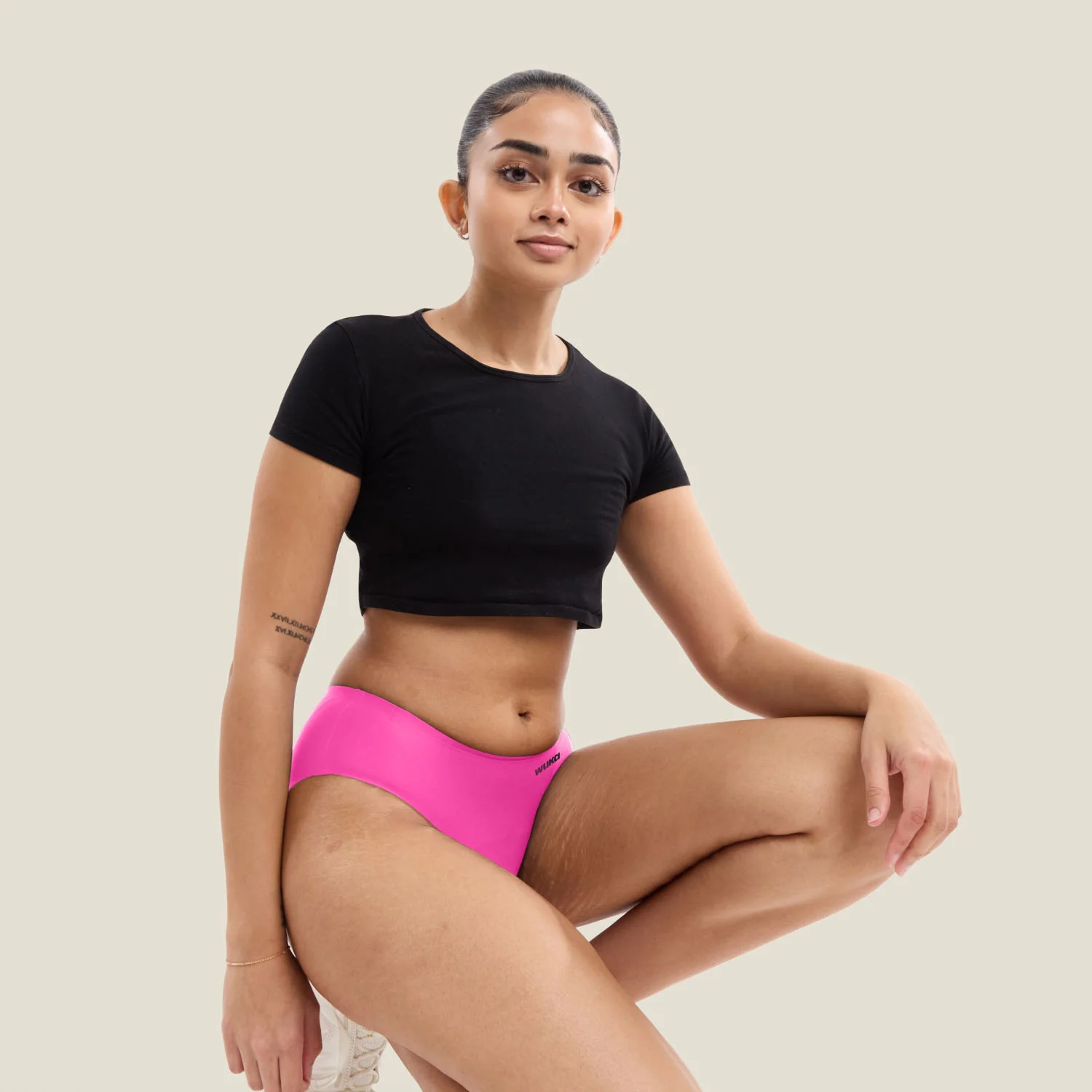 WUKA Teen Stretch™ Seamless - Heavy flow - Pinkest Pink - Image 2